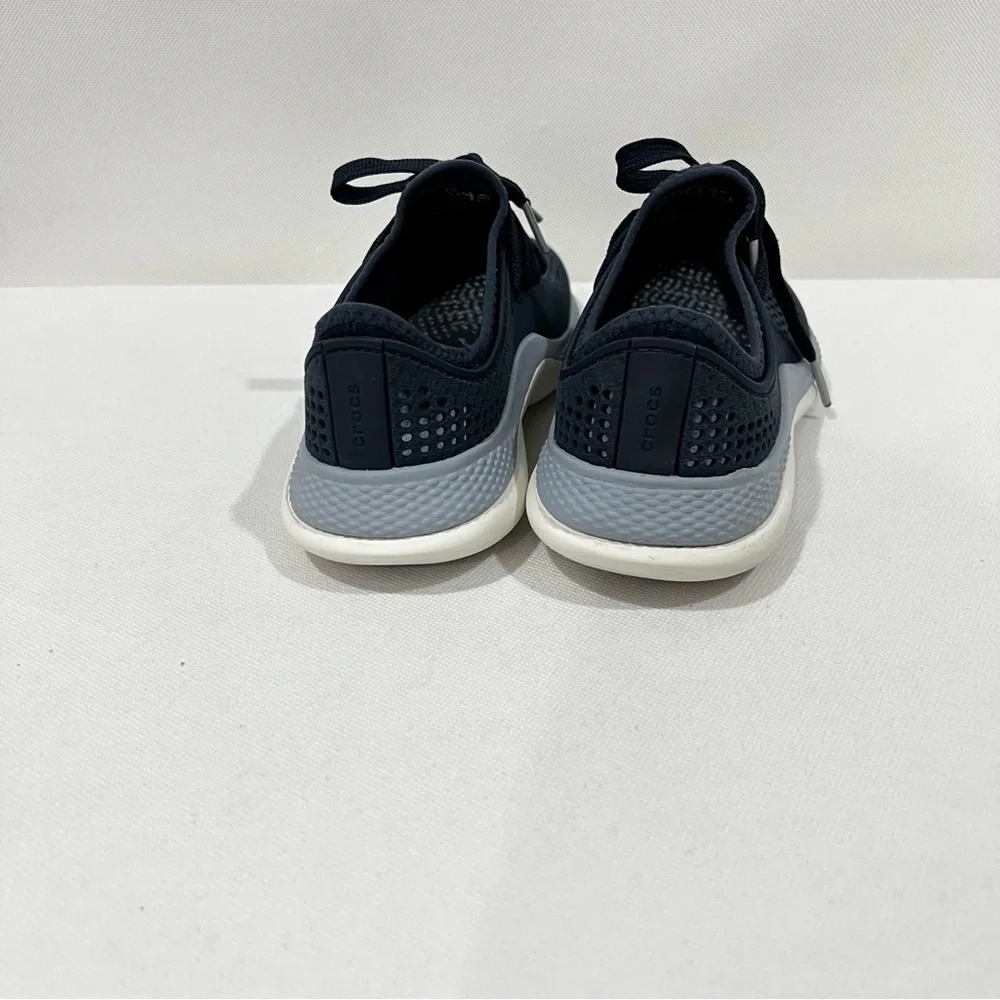 Crocs LiteRide RW 206705 Sneakers Blue/Navy/Gray Size 5 Women Waterproof - Picture 4 of 9